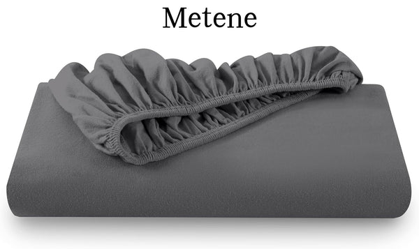 Metene King Fitted Sheet Only - Hotel Quality Ultra Soft & Breathable Brushed Microfiber Fitted Sheet with 14 Inch Deep Pockets - Fits King Size Bed